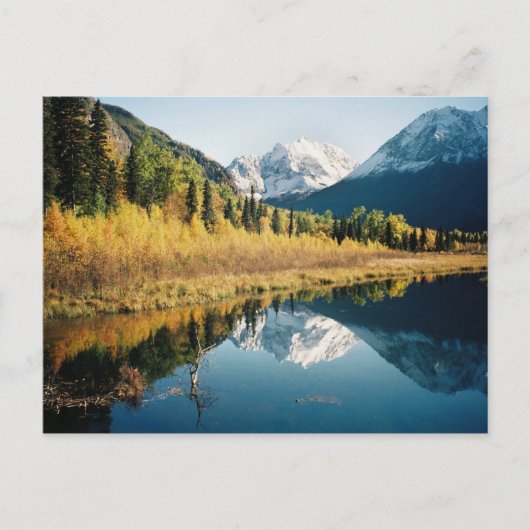Herfst Eagle River Valley Briefkaart (Voorkant)