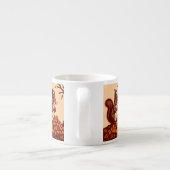 Herfst Eekhoorn Espresso Mok (Achterkant)