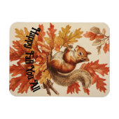 Herfst eekhoorn flexibele magneet (Horizontaal)