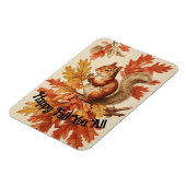 Herfst eekhoorn flexibele magneet (Linkerzijde)