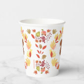 Herfst eekhoorn met nop papieren bekers (Rechts)