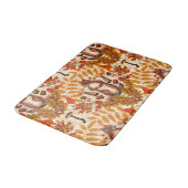 Herfst eekhoorn op off white badmat (Gekanteld)