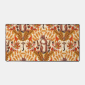 Herfst eekhoorn op off white bureaumat (Voorkant)