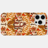 Herfst eekhoorn op off white Case-Mate iPhone case (Achterkant (horizontaal))