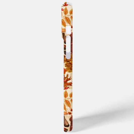 Herfst eekhoorn op off white Case-Mate iPhone case (Achterkant / Links)