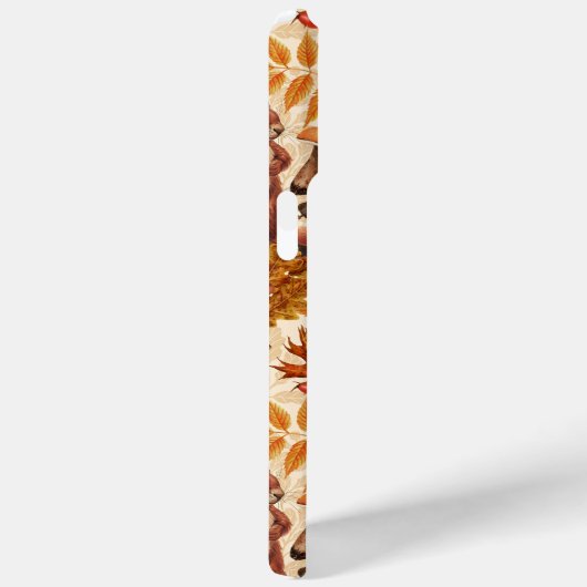 Herfst eekhoorn op off white Case-Mate iPhone case (Achterkant / Rechts)