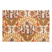 Herfst eekhoorn op off white kussensloop (Achterkant-Links)