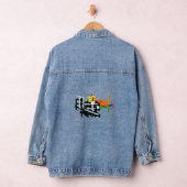 Herfst eekhoorn Patch plezier Denim Jacket (Hangar)