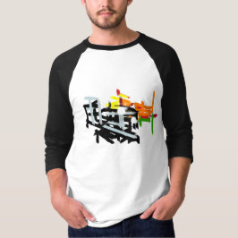 Herfst eekhoorn Patch plezier T-shirt