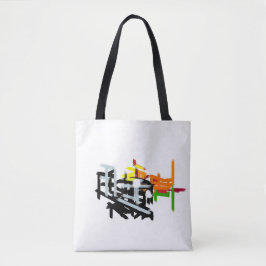 Herfst eekhoorn Patch plezier Tote Bag
