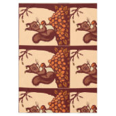 🐿️ Herfst Eekhoorn Tafelkleed (Voorkant)