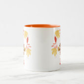 Herfst Eekhoorn Tweekleurige Koffiemok (Center)