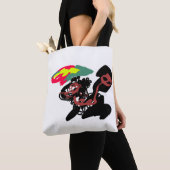 Herfst eekhoorn Vreugde Tote Bag (Dichtbij)