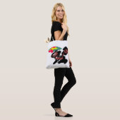 Herfst eekhoorn Vreugde Tote Bag (Op model)
