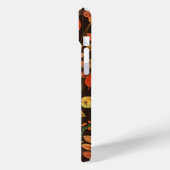 Herfst eekhoorns en flora op donkerbruin Case-Mate iPhone case (Achterkant / Links)