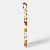 Herfst eekhoorns en herfst flora op off white Case-Mate iPhone case (Achterkant / Links)