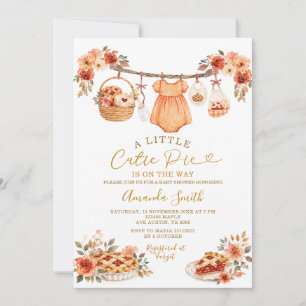 Herfst Een Klein Moppie Staat Te Komen Baby Shower Kaart