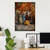 Herfst - Een wandeling door het stadscentrum Poster (Thuiskantoor)
