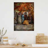 Herfst - Een wandeling door het stadscentrum Poster (Keuken)