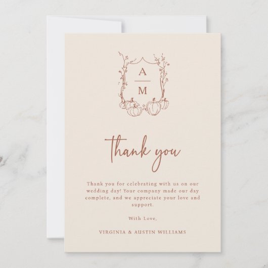 Herfst Eenvoudig bedankt (Voorkant)