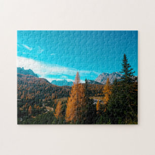 Herfst Eenvoudig landschap Foto's Mountain 4.000 Legpuzzel