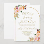 Herfst Eenvoudig Uitvlucht Huwelijksuitnodiging Kaart (Voorkant / Achterkant)