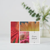 Herfst Eenzaamheid - Bloemwater druppels Briefkaar Briefkaart (Staand voorkant)