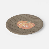 Herfst eerste verjaardag Bord papier (Gekanteld)