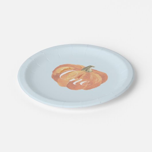 Herfst eerste verjaardag Bord papier (Gekanteld)