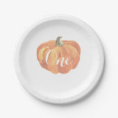 Herfst eerste verjaardag Bord papier (Voorkant)