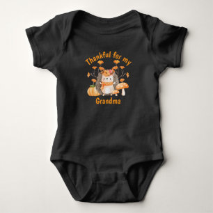 Herfst egel dankbaar voor Baby odysuit Romper