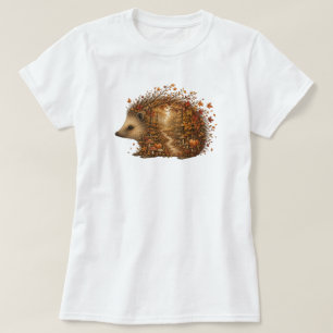 Herfst Egelf Bos Silhouet Kunst T-shirt