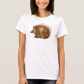 Herfst Egelf Bos Silhouet Kunst T-shirt (Voorkant)