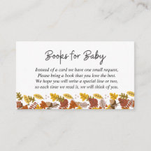 Herfst Egeltje Baby Shower Boek Verzoek