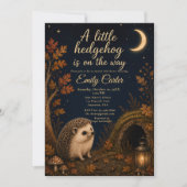 Herfst Egeltje Baby Shower Kaart (Voorkant)