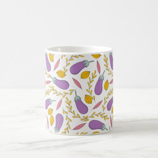 herfst | Eigeel lederen oliefilter Koffiemok (Center)