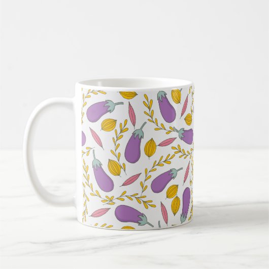 herfst | Eigeel lederen oliefilter Koffiemok (Links)