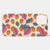 Herfst eik: bladeren en eikels patroon Case-Mate iPhone case (Achterkant (horizontaal))
