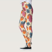 Herfst eik: bladeren en eikels patroon leggings (Links)