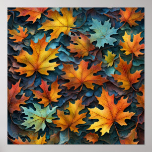 Herfst Eik Poster