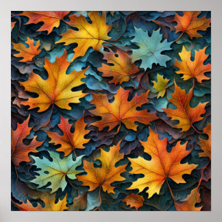 Herfst Eik Poster