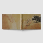 Herfst Eiken Boom String Lights Bruiloft Gastenboe Gastenboek (Volledig)