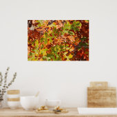 Herfst Eiken Tapijt Poster (Keuken)