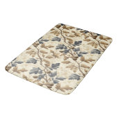  Herfst eikenblad | Elegant blauw en goud Badmat (Gekanteld)