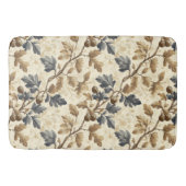  Herfst eikenblad | Elegant blauw en goud Badmat (Voorkant)