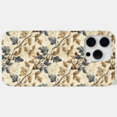  Herfst eikenblad | Elegant blauw en goud Case-Mate iPhone Case (Achterkant (horizontaal))