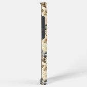  Herfst eikenblad | Elegant blauw en goud Samsung Galaxy Hoesje (Rechterkant)