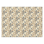  Herfst eikenblad | Elegant blauw en goud Tafelkleed (Voorkant (Horizontaal))