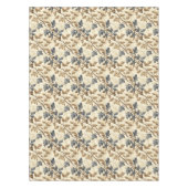  Herfst eikenblad | Elegant blauw en goud Tafelkleed (Voorkant)