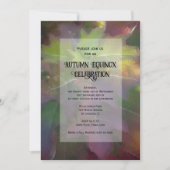 Herfst Eikenblad Hydrangea herfst equinox viering Kaart (Voorkant)